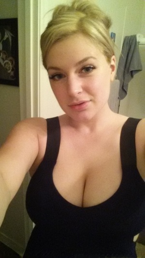 Naked boobs selfie